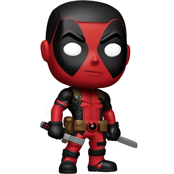 Funko pop deadpool emoji