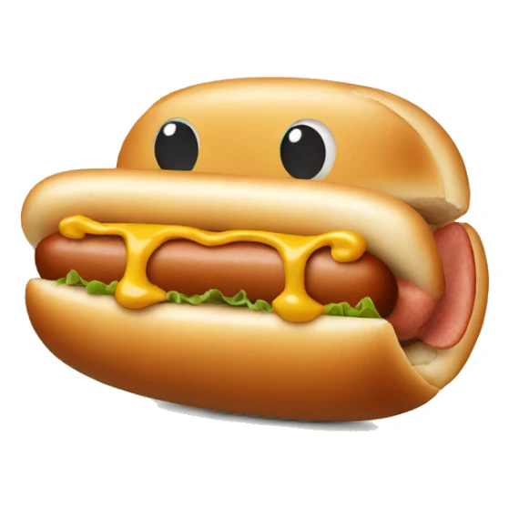 HOT DOG sticker