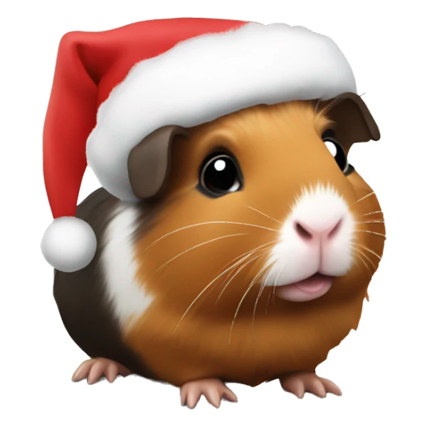 Christmas Guinea pig  sticker