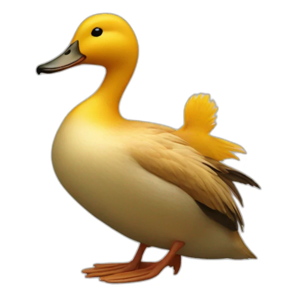 Duck tails sticker