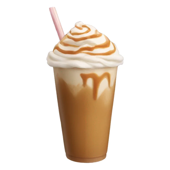 Caramel frappe sticker