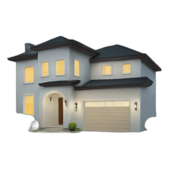 Modern houses sticker