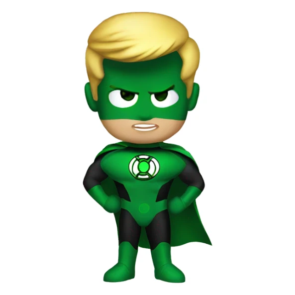 Trump as green lantern  sticker