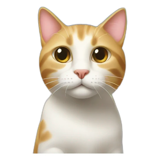 cat under palm trees sticker