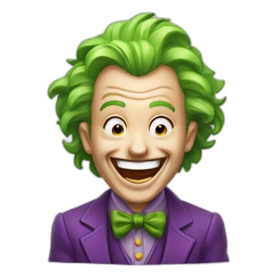 LAUGHING JOKER sticker