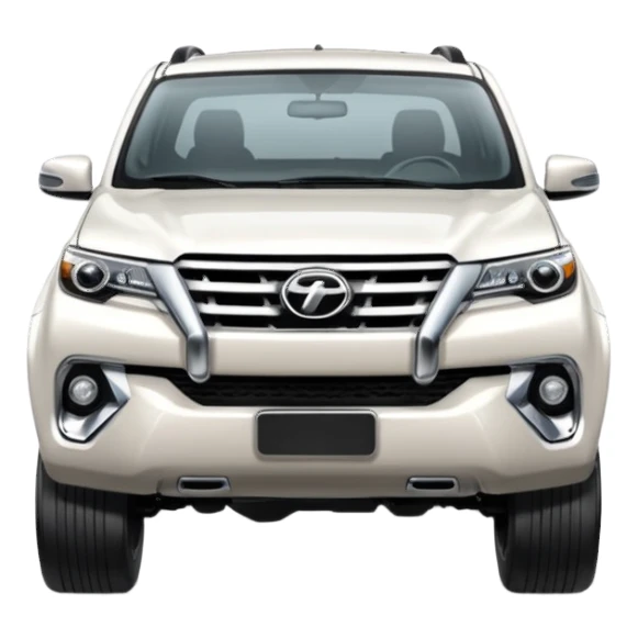 white fortuner sticker