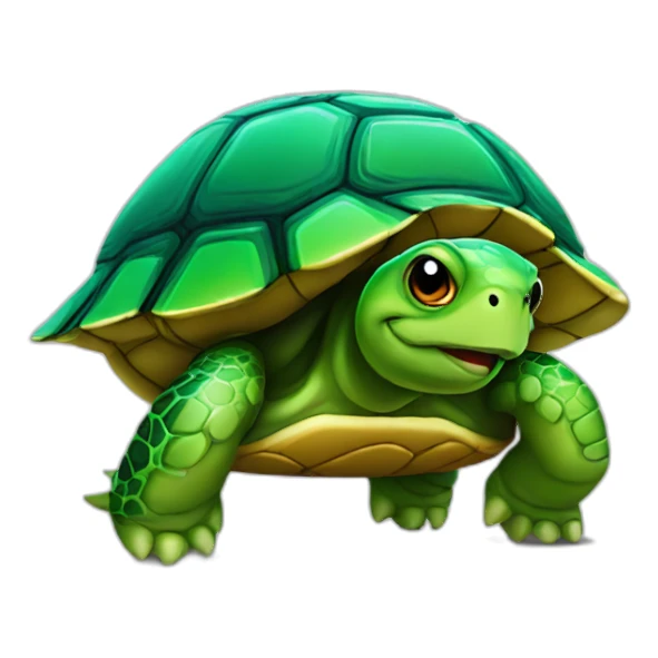 turtle with nike drip sticker