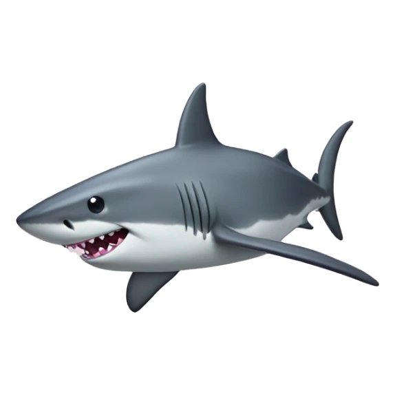 Shark with a pink tutu  sticker