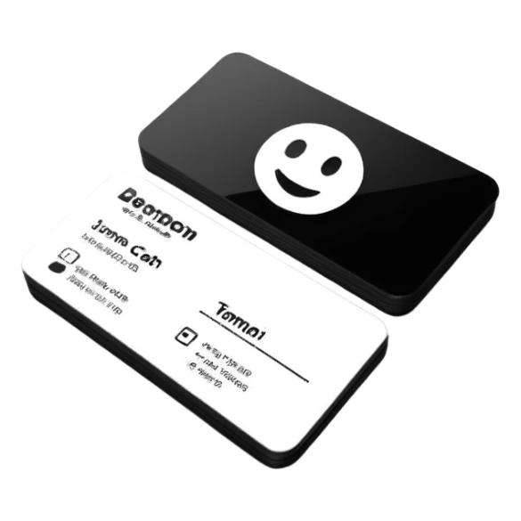 digital busniess card sticker