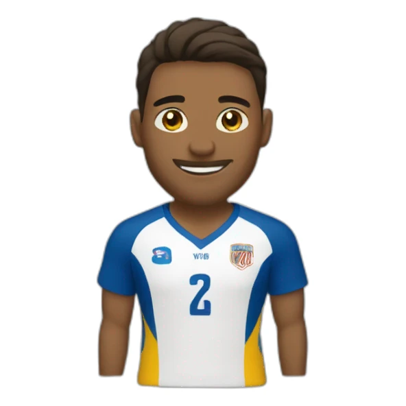 Jugador de voley sticker
