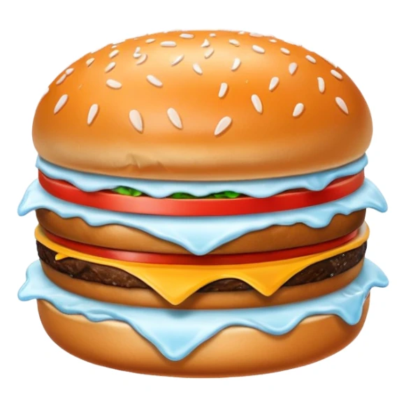 ice burger sticker