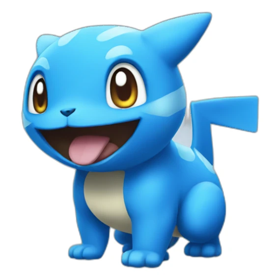 Blue pokemon sticker
