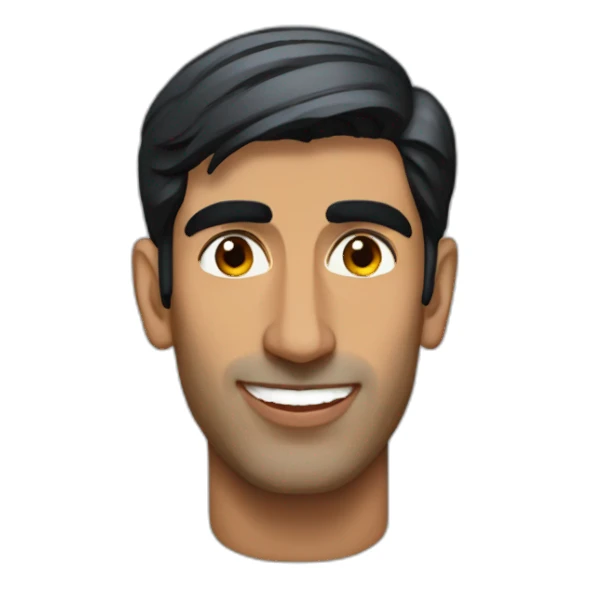 rishi sunak head only sticker