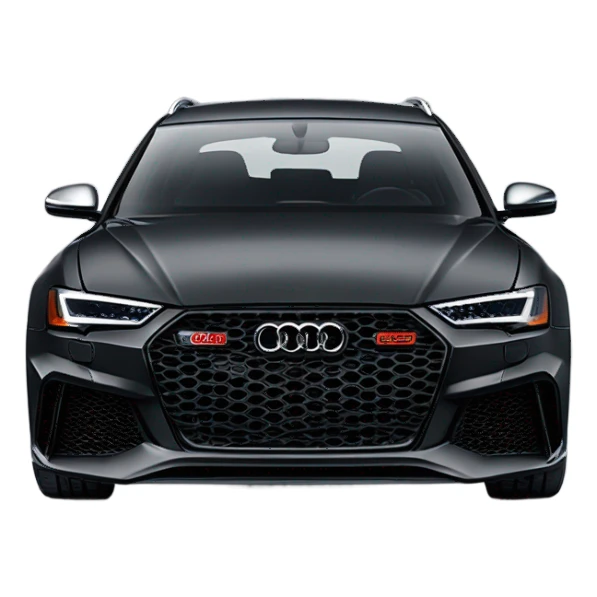 black audi rs6 sticker