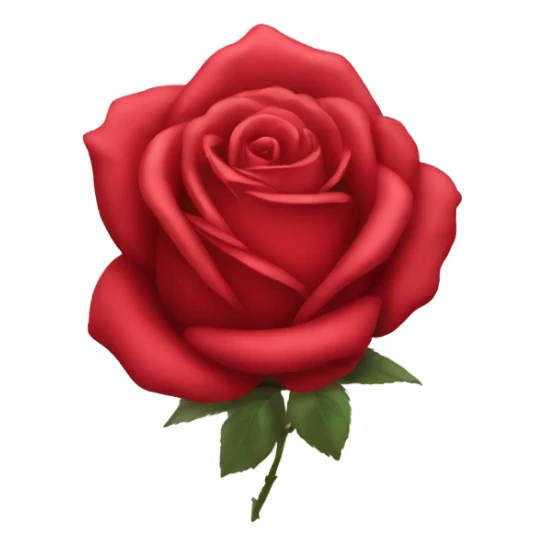 Rose red sticker