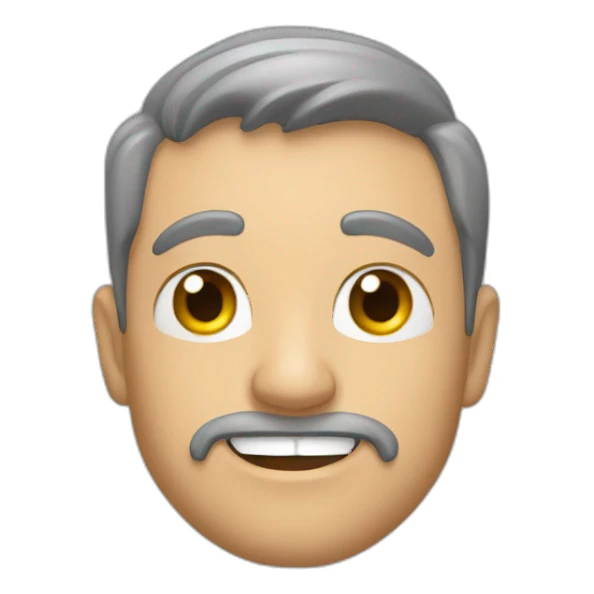 Mann mit Schmollmund sticker