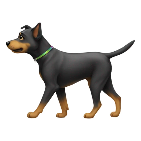 Gay dog walking sticker