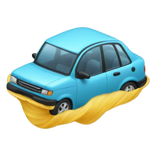 car swimingp sticker