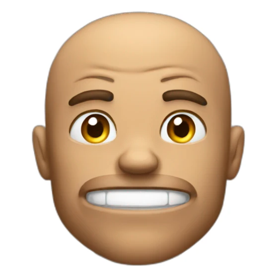 Muscular emoji sticker