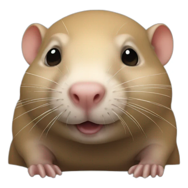 Mole rat sticker