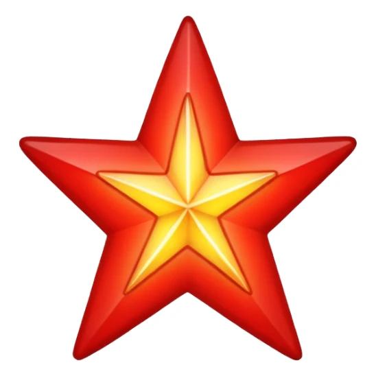 red star sticker