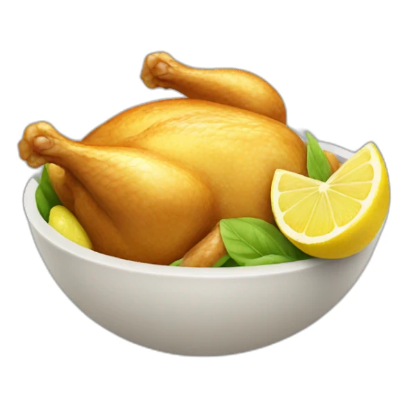 poulet au citron  sticker