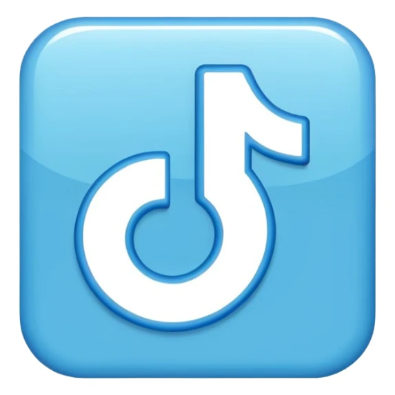 Badge bleu tiktok sticker