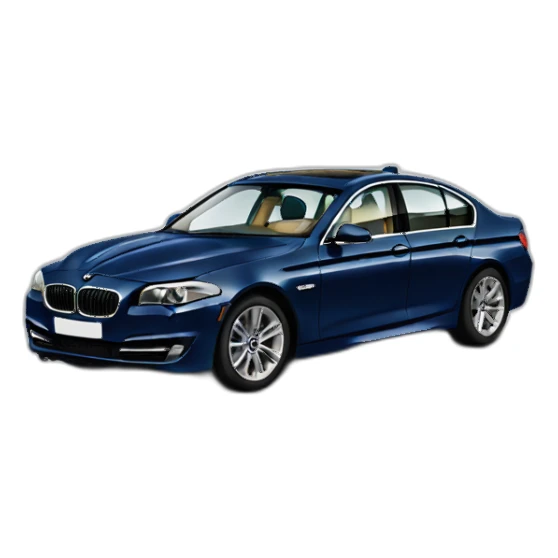 dark blue bmw 5-series sticker