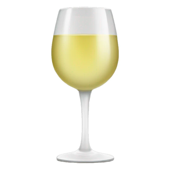 White wine glass  sticker