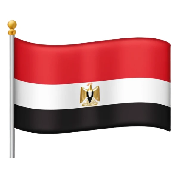 Egypt flag sticker