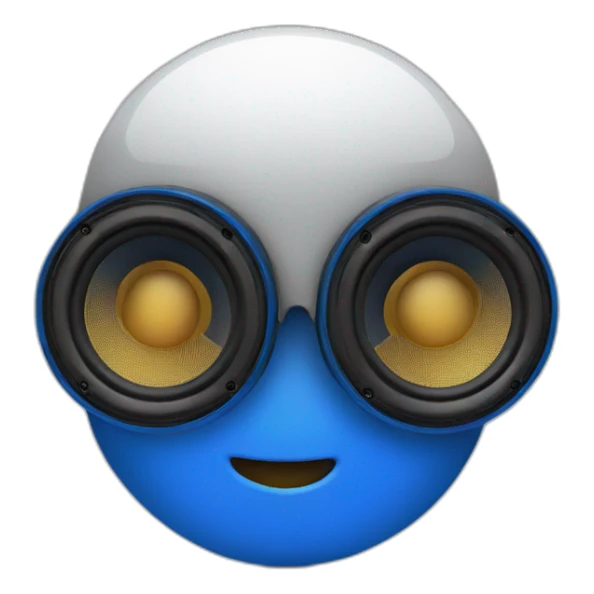 blue Speaker sticker