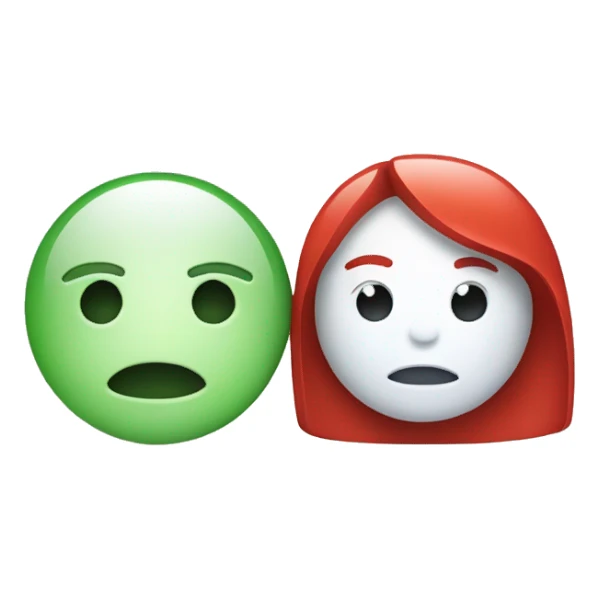 ios and android logo loving each others sticker