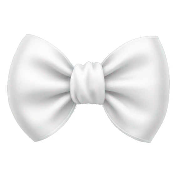 A cute White Bow sticker