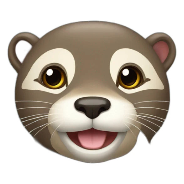 Tout sous loutre sticker