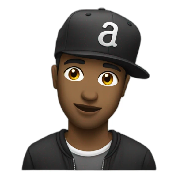 Hamza rapper sticker