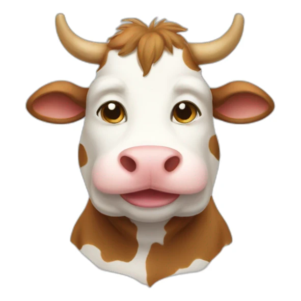 Cat cow sticker