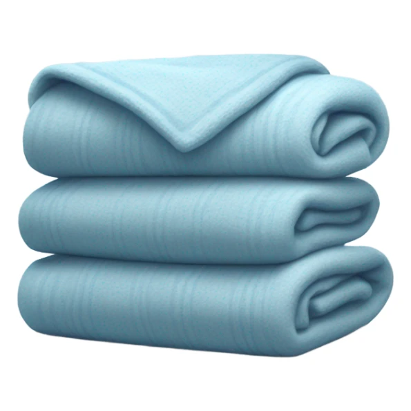 Light blue blanket sticker