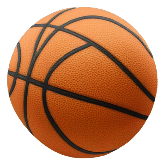 A live basketball sticker