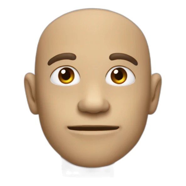 Singe sur tête sticker