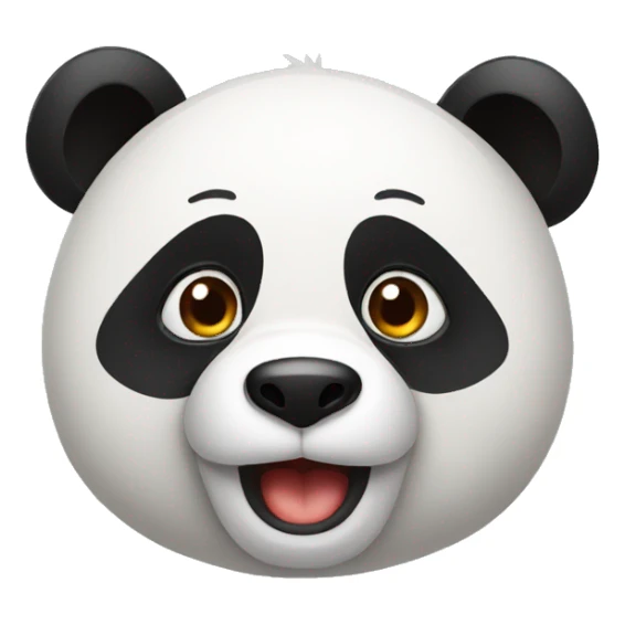 confused panda sticker