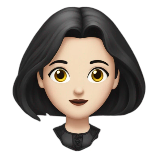 Wenesday Addams jenna orteg sticker