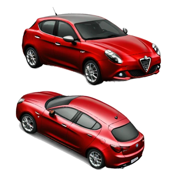 Alfa Romeo Giulietta 2013 red sticker