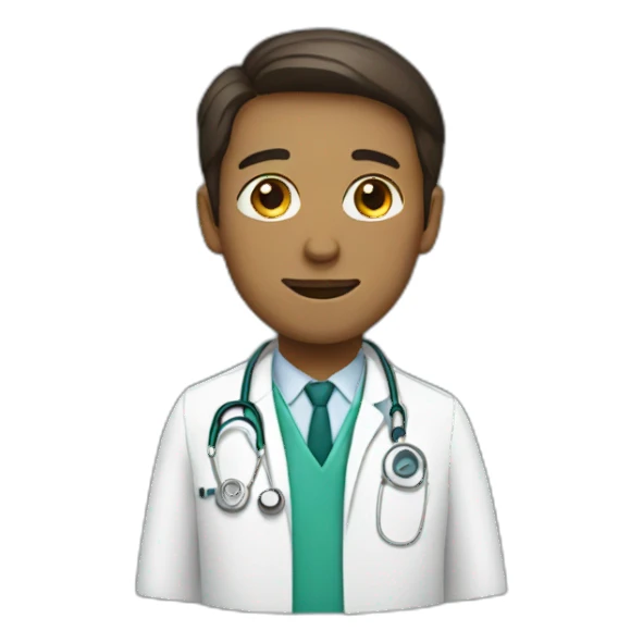 white coat doctor sticker