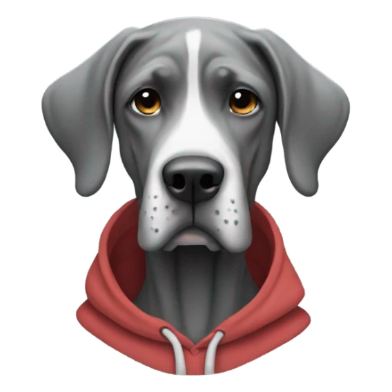 Dane wearing a hoodie sticker