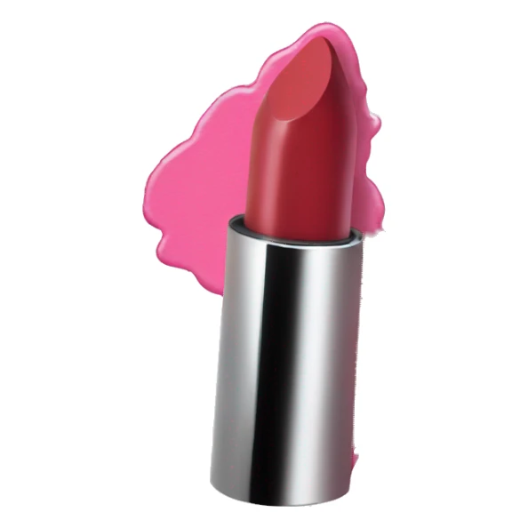 lipstick smudged on mirror sticker