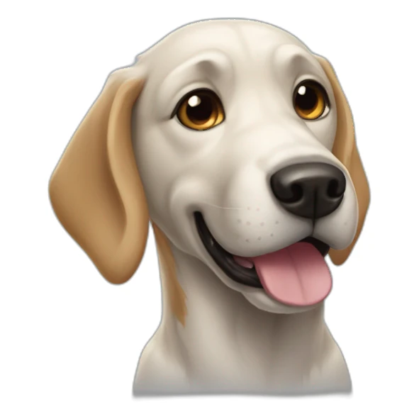 Un super hero chien sticker