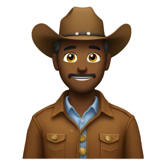 cowboy saying thank you sticker