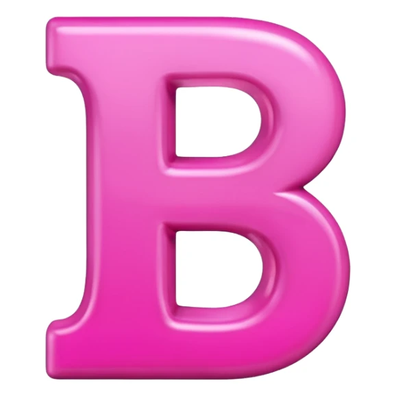 mix color pinks letter p sticker