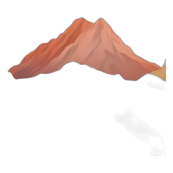 Mountain With colors sticker