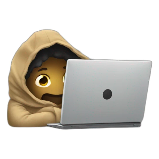 hiding from coworkers sticker